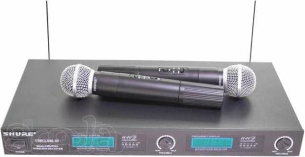 Микрофон Shure Lx88-1-1-1 радиосистема 2 (беспроводных) микр Shure SM58. кейс