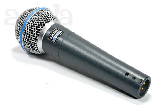 МИКРОФОН SHURE BETA58A вокальный НОВЫЙ. магазин.