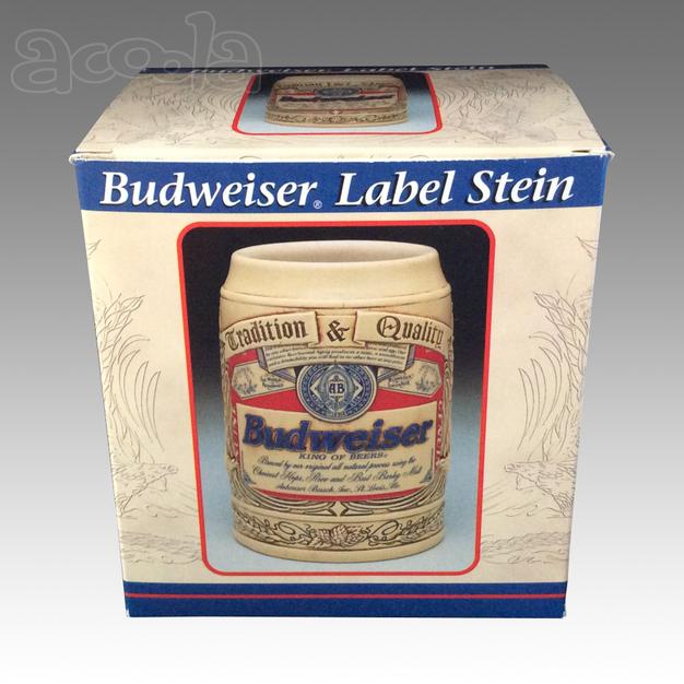 Кружка пивная керамическая Budweiser Label Stein