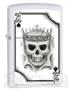 Зажигалка Zippo 214 Skull Ace Of Spades