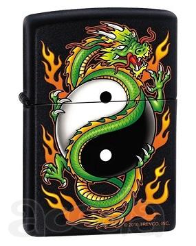 Зажигалка Zippo 218 Yin Yang Dragon