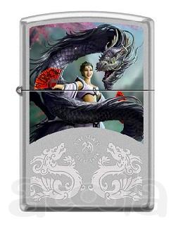Зажигалка Zippo 2919 Anne Stokes Woman and Dragon