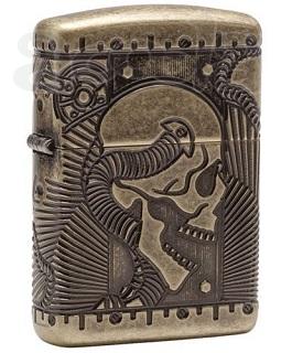 Зажигалка Zippo 29268 Armor Multicut Steampunk Skull