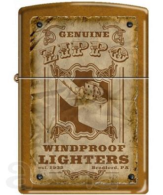 Зажигалка Zippo 3385 Windproofs Toffee Finish