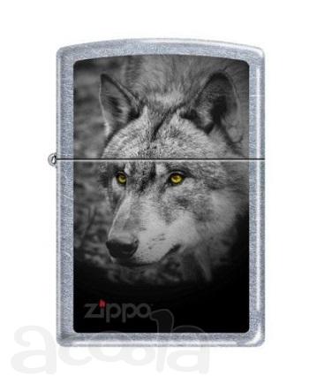 Зажигалка Zippo 5179 Black and White Wolf