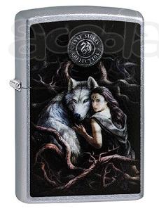 Зажигалка Zippo 79266 Anne Stokes-Wolf With Woman