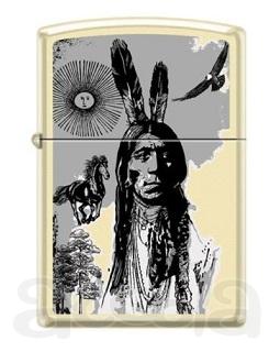 Зажигалка Zippo Indian Portrait
