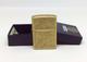 Зажигалка Zippo 201FB Antique Finish Brass