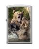 Зажигалка Zippo 205 Bears Fighting