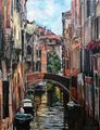 Продаю картину: автор Аксамитов Юрий, La mia Venezia, волшебный город, сюжет