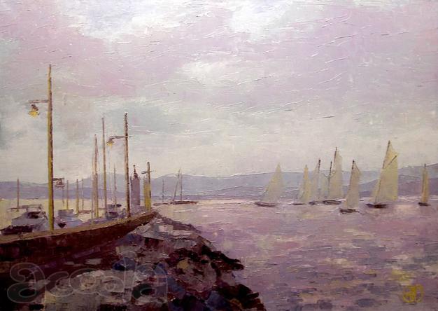 Продаю картину: автор Аксамитов Юрий, Saint Tropez, regata