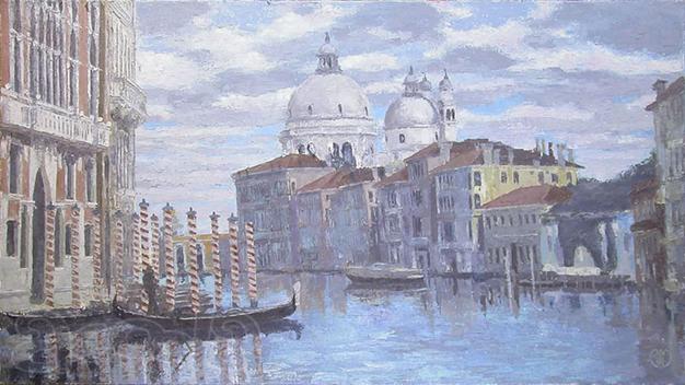 Продаю картину: автор Аксамитов Юрий, la mia Venezia, Bacilica della SALUTE